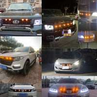 Luces delanteras puntos multicolor APPS cel