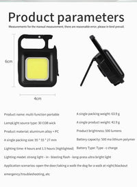 Mini linterna full portatil usb recargable todo terreno