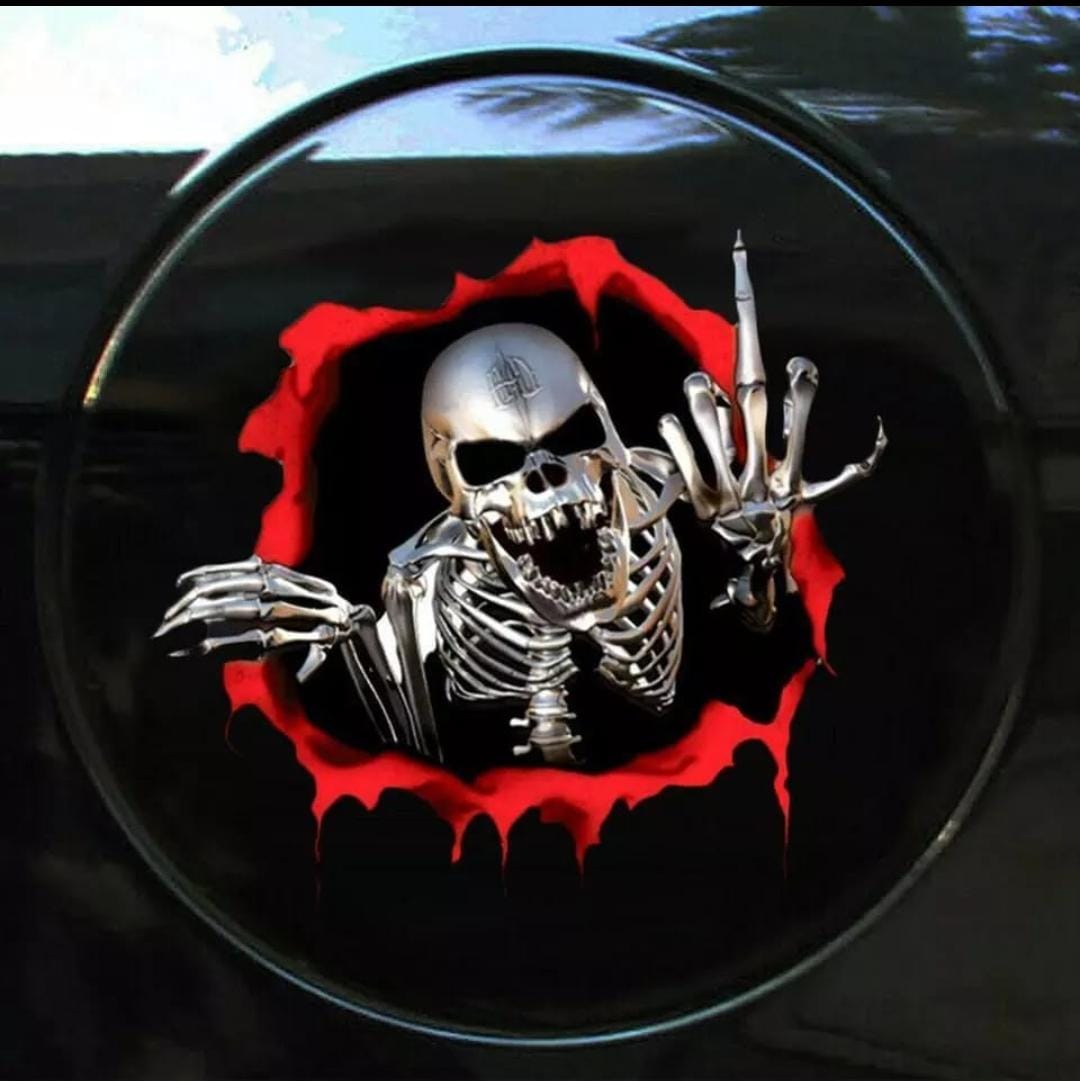 Calavera Tapa Combustible