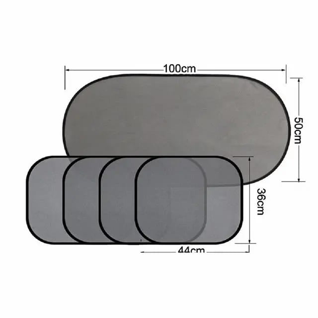Parasol para ventanas set 5pcs