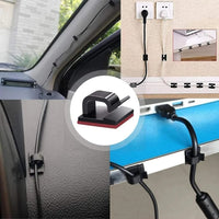 Clips organizador cable 10 uds