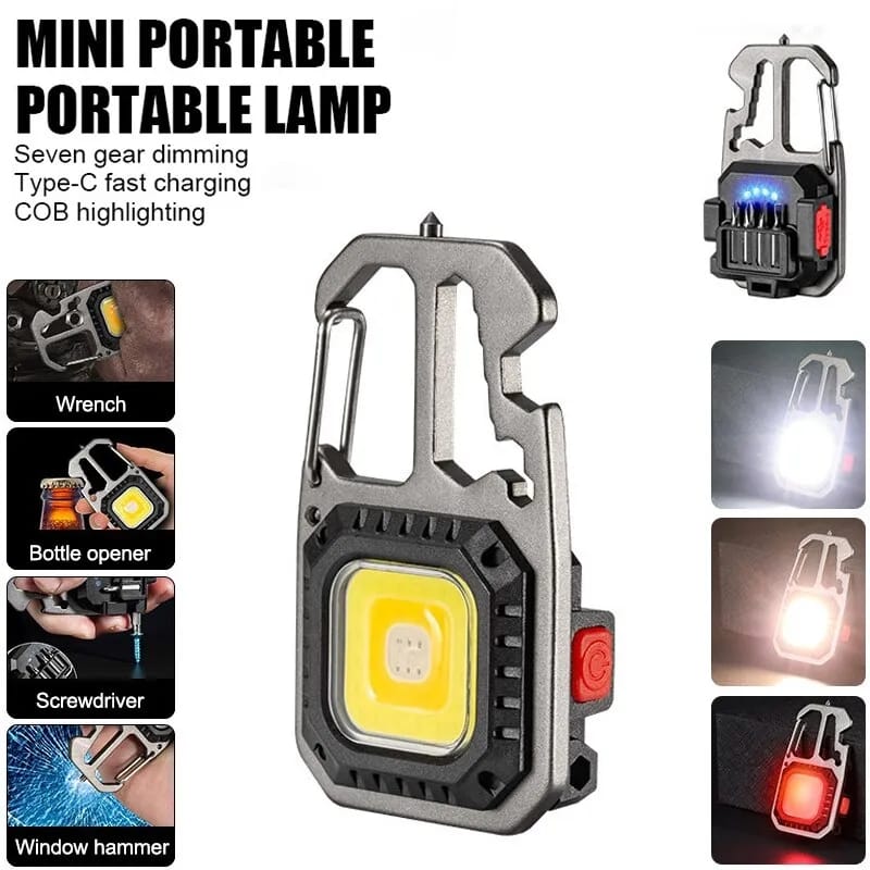 Linterna led mutifuncion emergencia