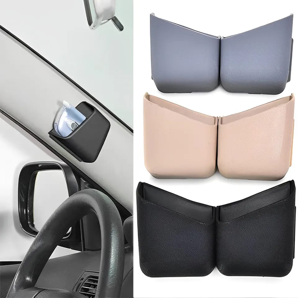 Organizador almacenamiento negro 2pcs