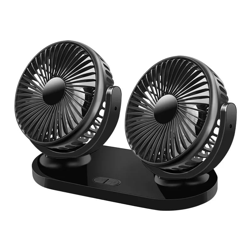 Ventilador dual 3 velocidades carga usb