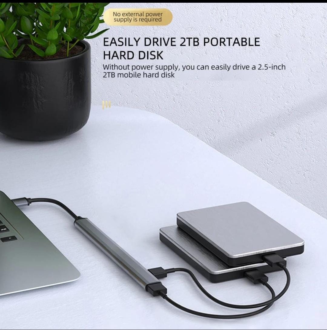 Adaptador 7 en 1  - Entrada Tipo C