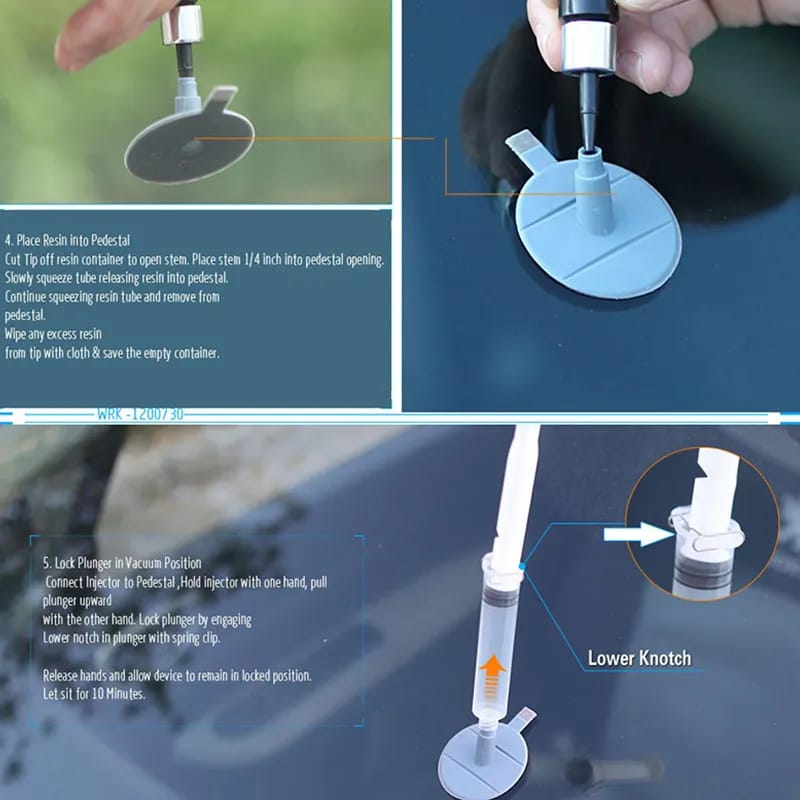 Kit reparacion parabrisas DIY