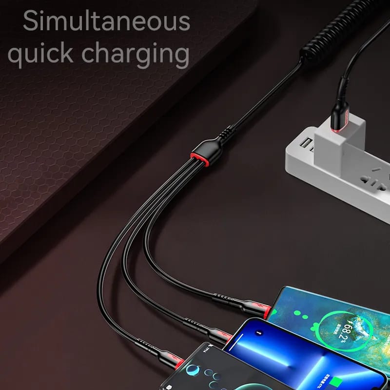 Cable 3 en 1 carga rapida