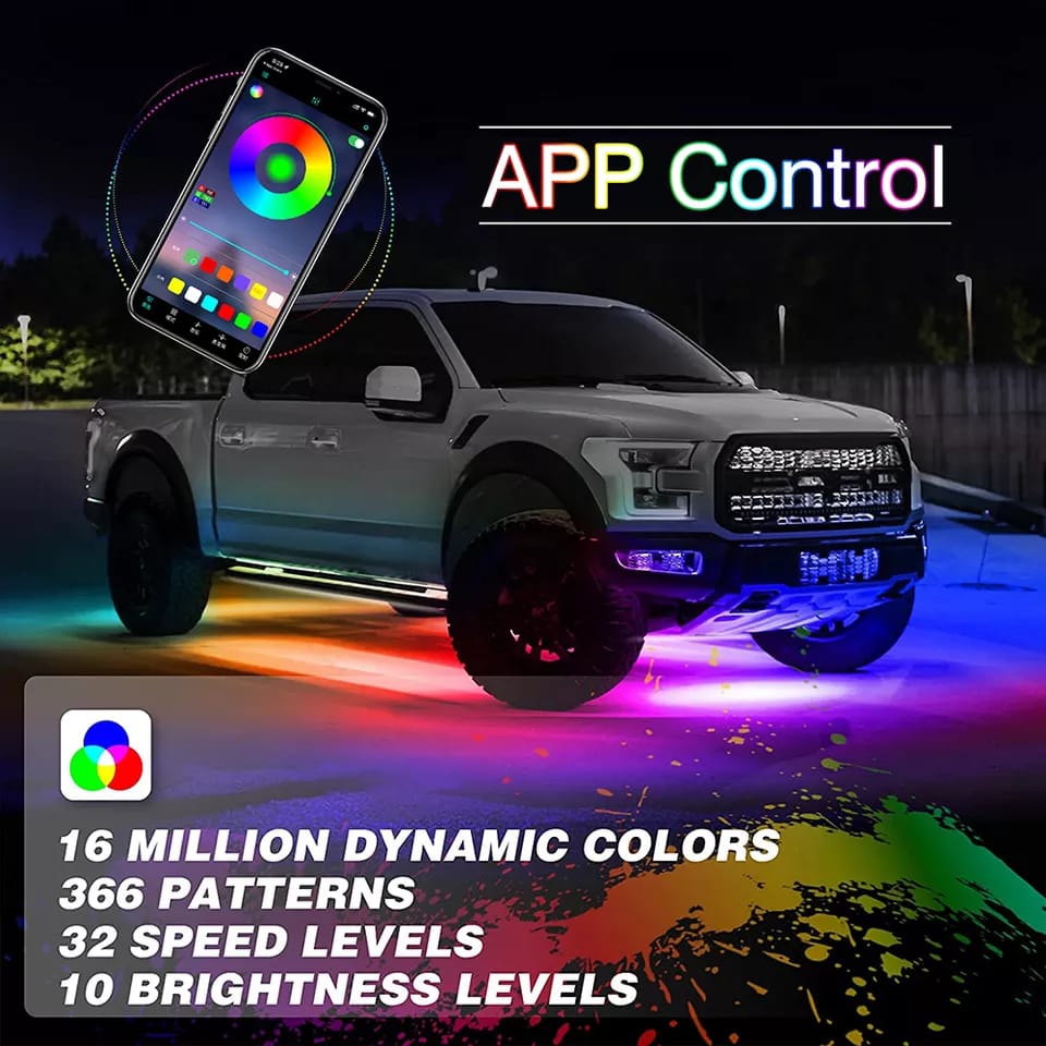 Luces inferiores led multicolor APPS celular