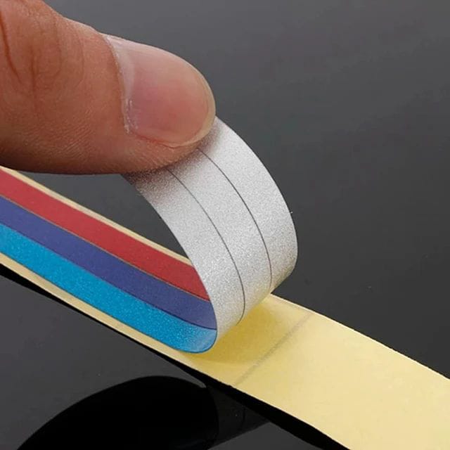 Pegatina frontal tira colores