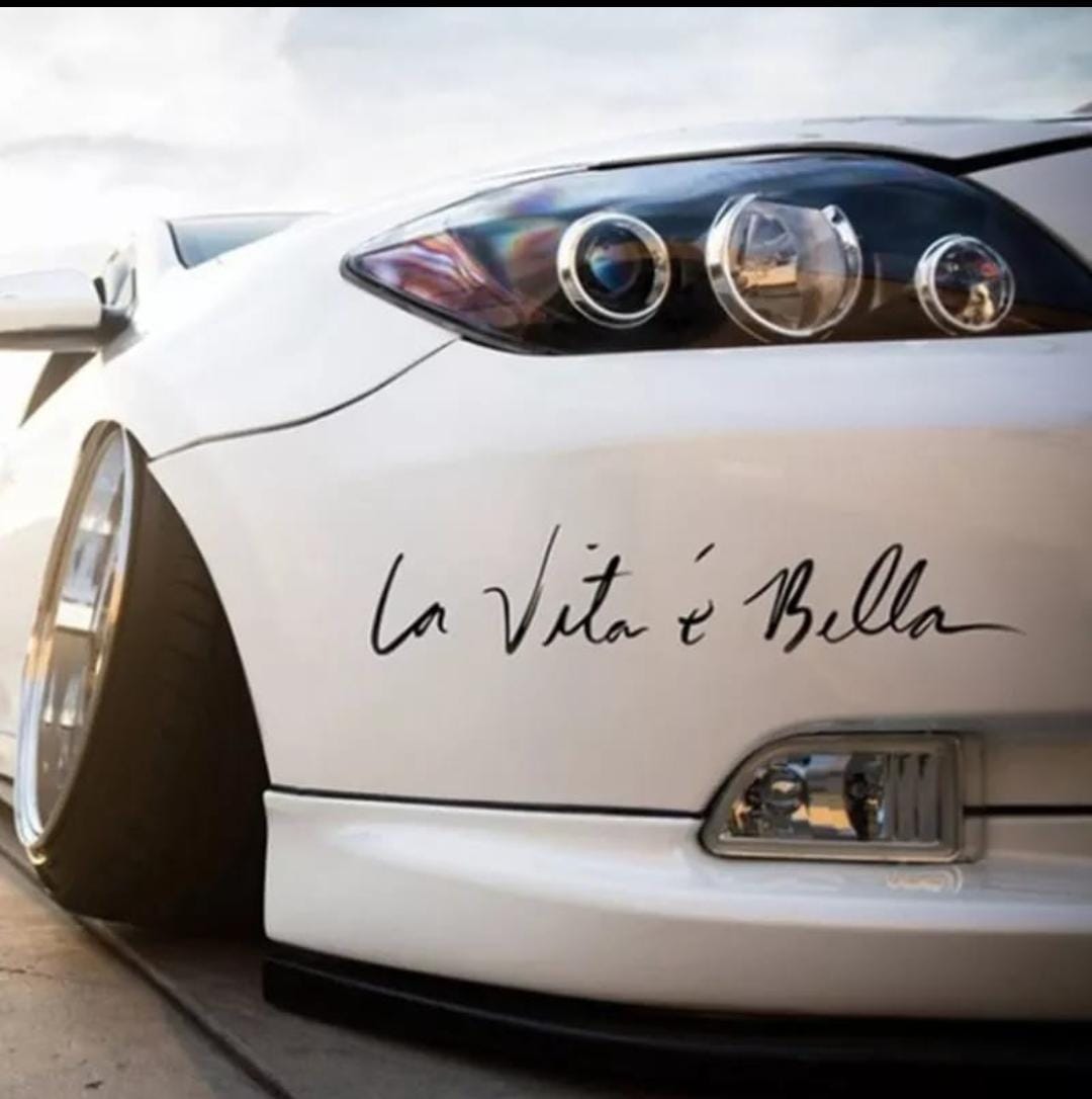 La Vida es Bella - Pegatina