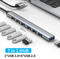 Adaptador 7 en 1  - Entrada Tipo C