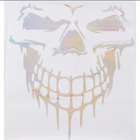 Calavera Pegatina Reflectiva