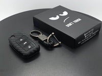 funda llave fibra/silicona con llavero