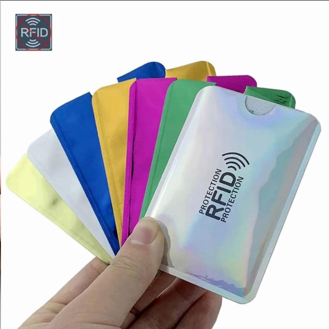 Tarjetero Anti RFID - Bloqueo de lector (5 piezas)