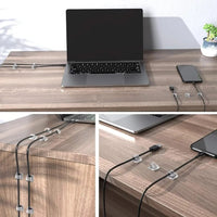 Clips organizador cable 10 uds