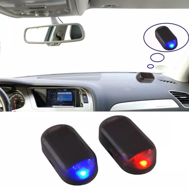 Luz seguridad simula antirrobo