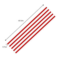 Pegatina frontal linea roja