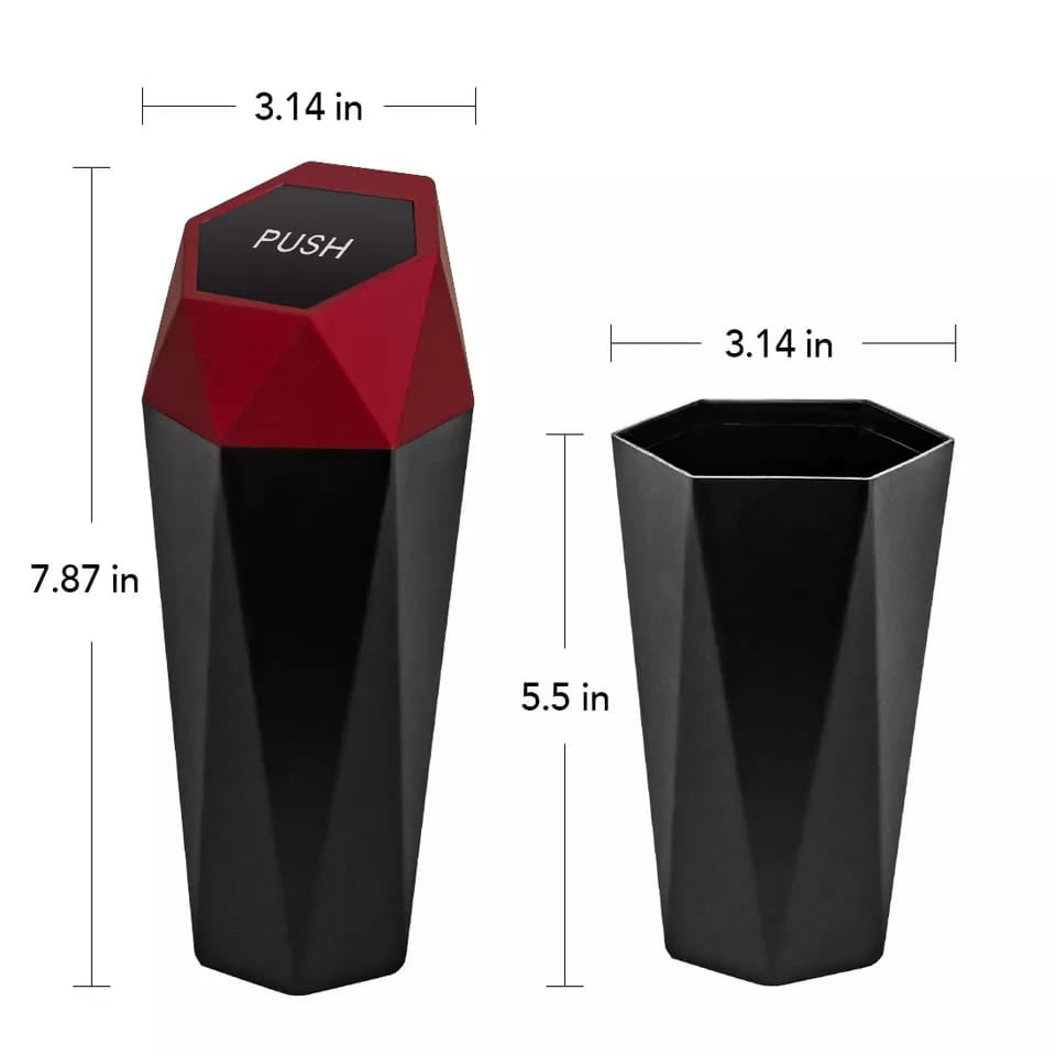 Cubo basura portatil negro