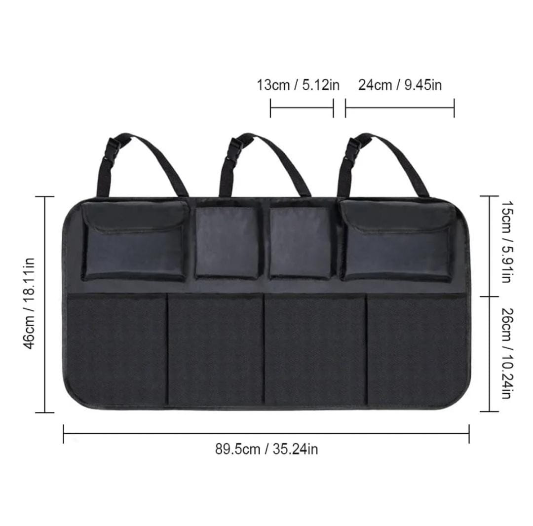 Organizador asiento trasero
