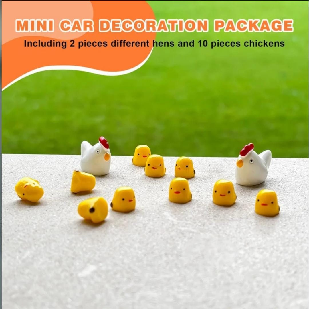 Familia Pollito Set 12pcs