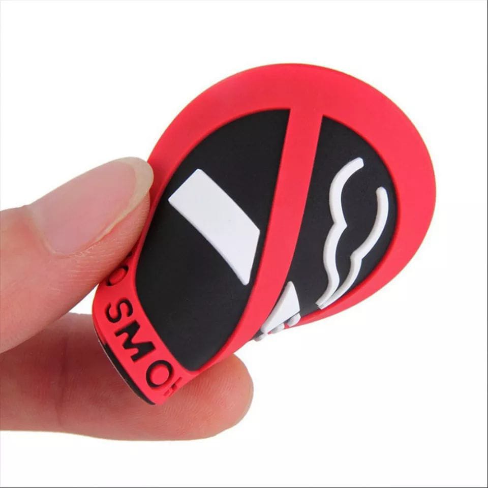 Pegatina no fumar circular