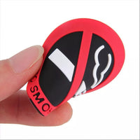 Pegatina no fumar circular