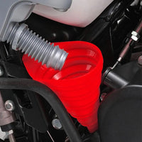 Embudo universal para coche azul