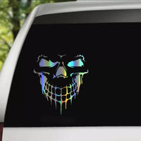 Calavera Pegatina Reflectiva