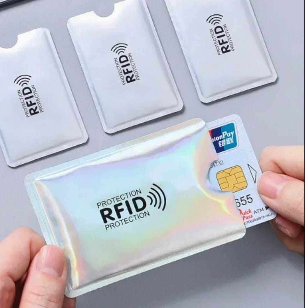 Tarjetero Anti RFID - Bloqueo de lector (5 piezas)