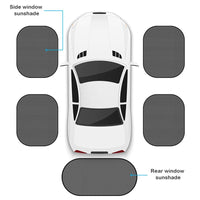 Parasol para ventanas set 5pcs