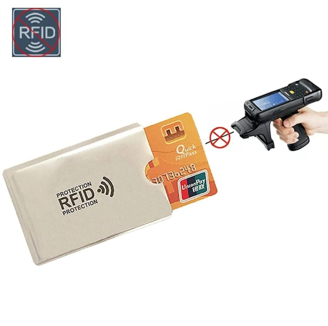 Tarjetero Anti RFID - Bloqueo de lector (5 piezas)