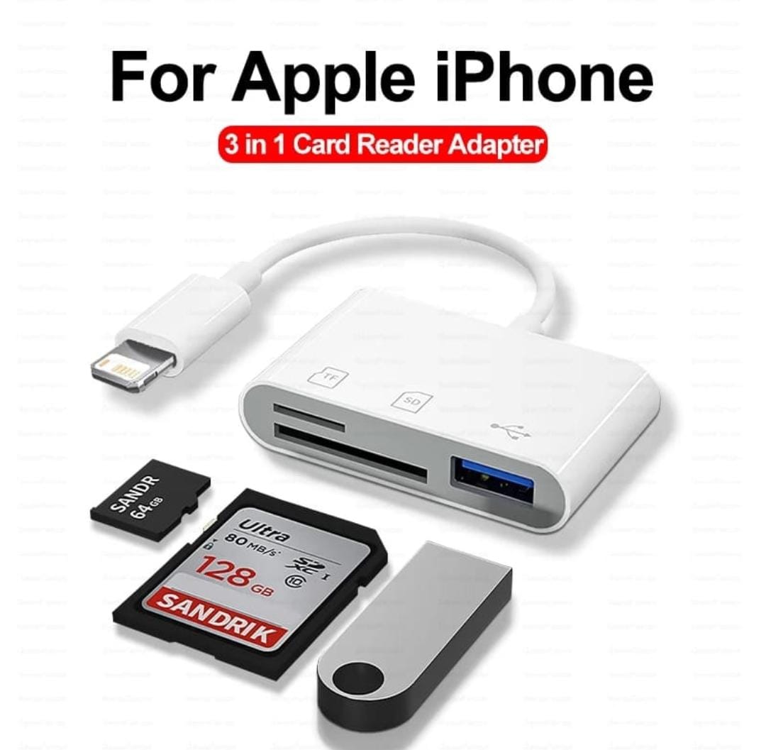 Lector Tarjeta SD 3 en 1