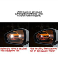 Película Impermeable espejos 2pcs