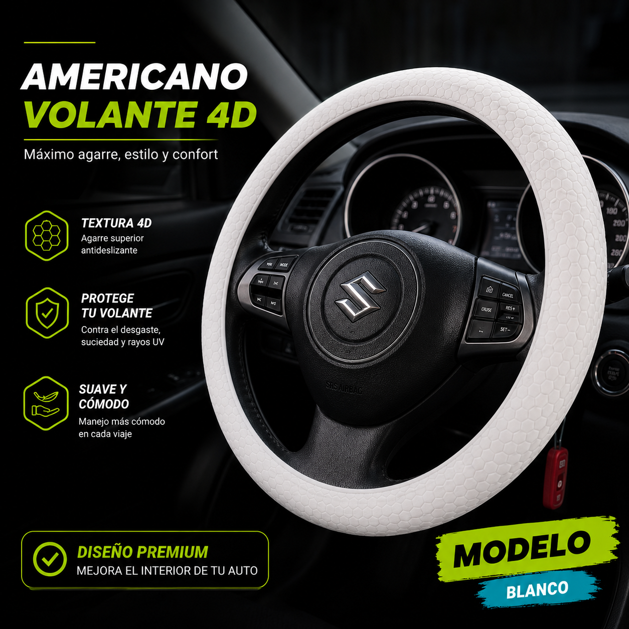 Funda volante deportiva 4D