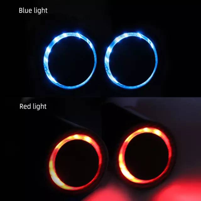 Tubo escape fibra dual luminoso acero inoxidable