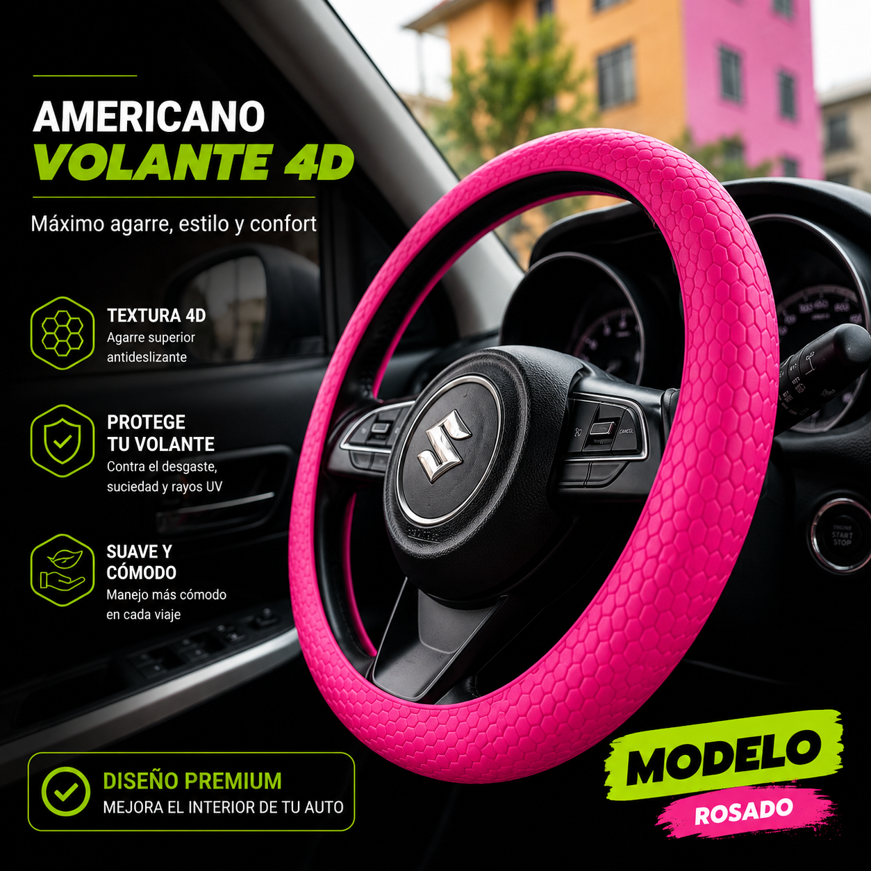 Funda volante deportiva 4D