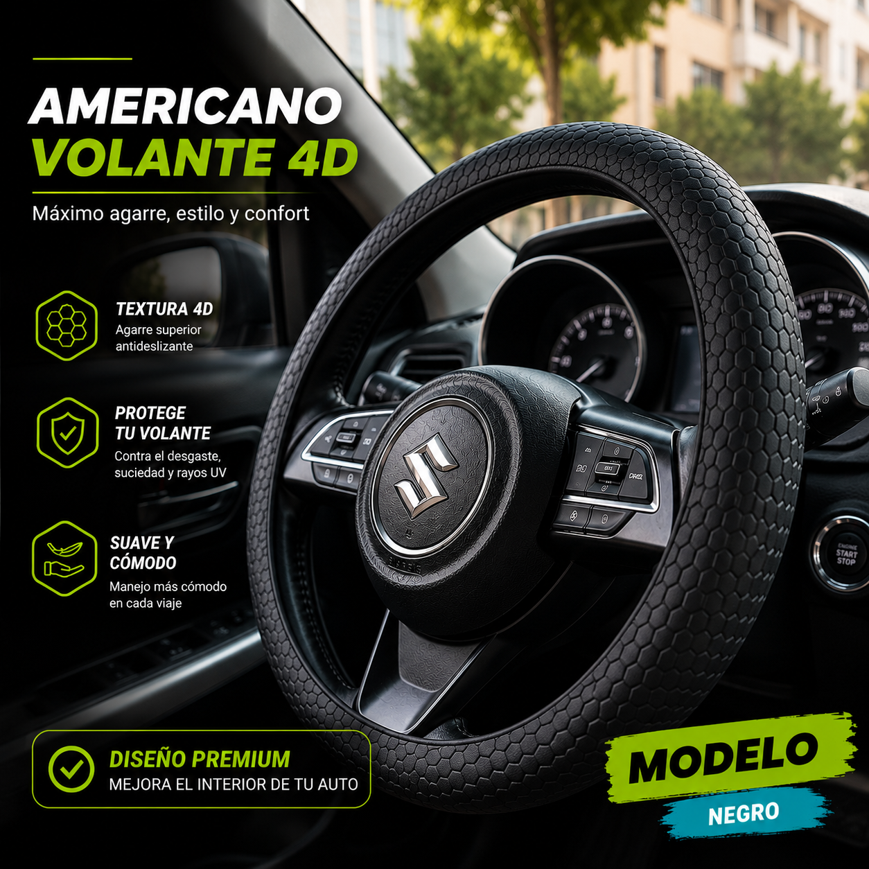 Funda volante deportiva 4D