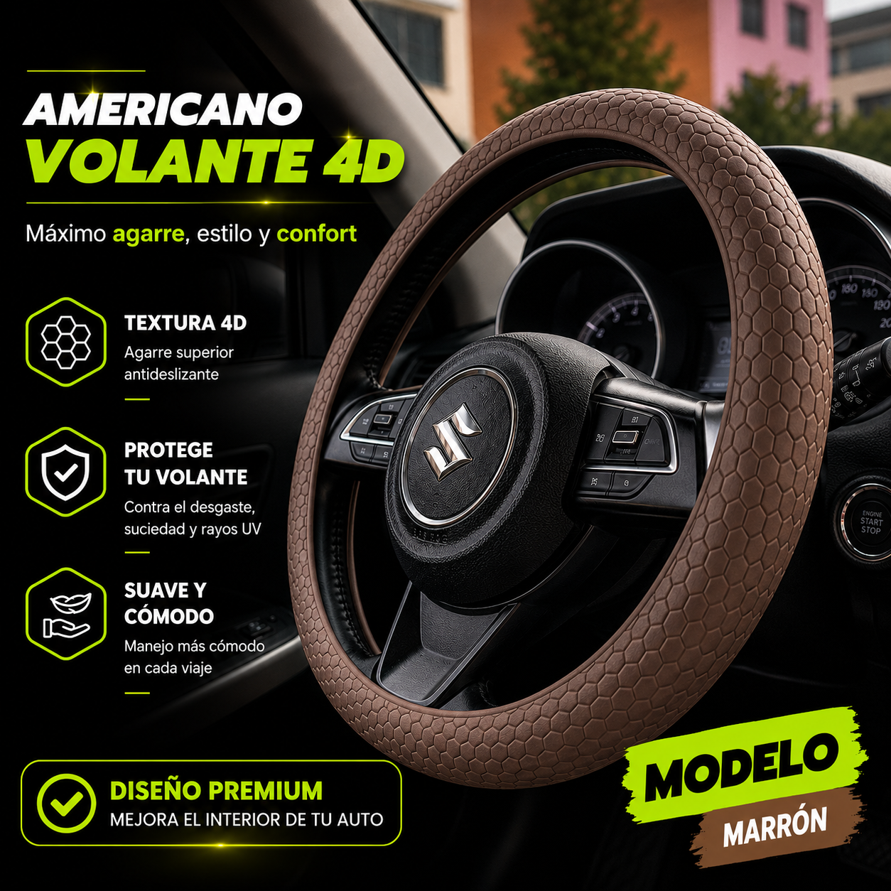 Funda volante deportiva 4D