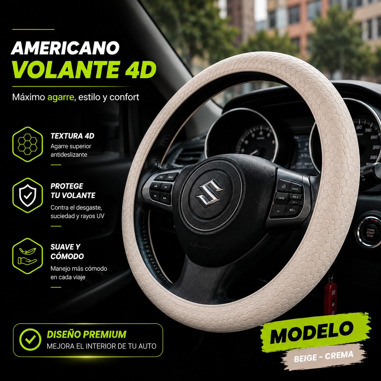 Funda volante deportiva 4D