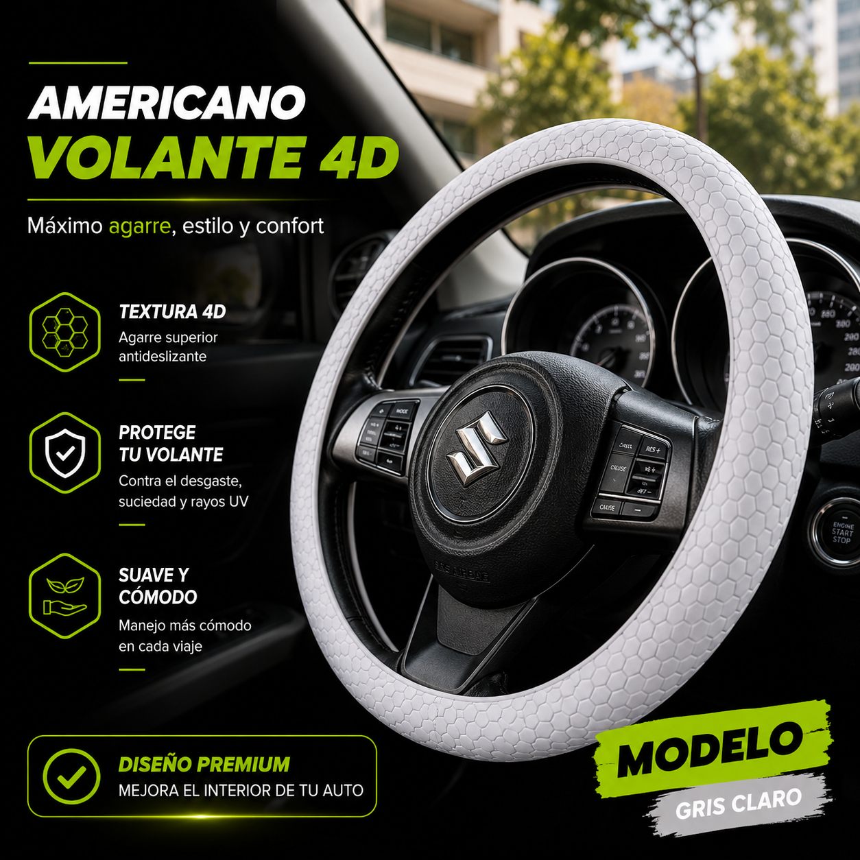 Funda volante deportiva 4D