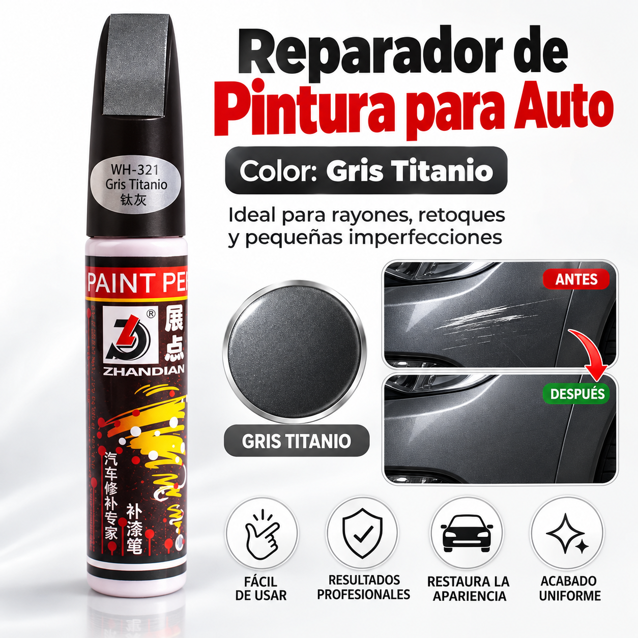 Reparacion de pintura resistente al agua