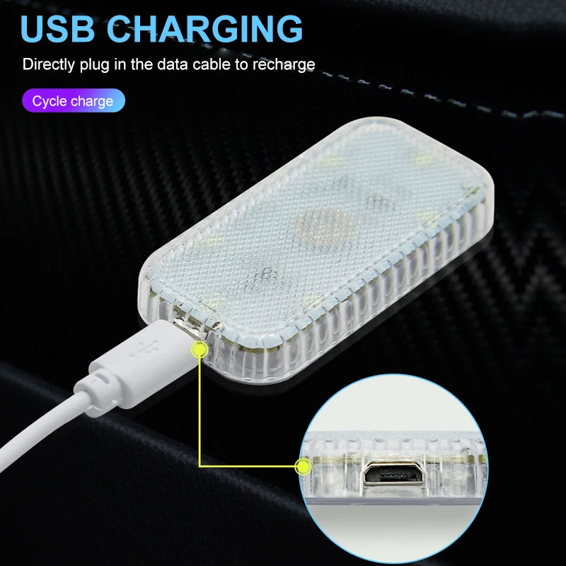 Luz LED Táctil Recargable para Auto – Mini e Inalámbrica
