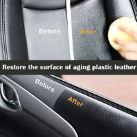 Car Plastic Restorer Back To Black Gloss Auto Interior Leather & Panel Renewal Wax Coating Agent Auto Polish And Repair Coating
