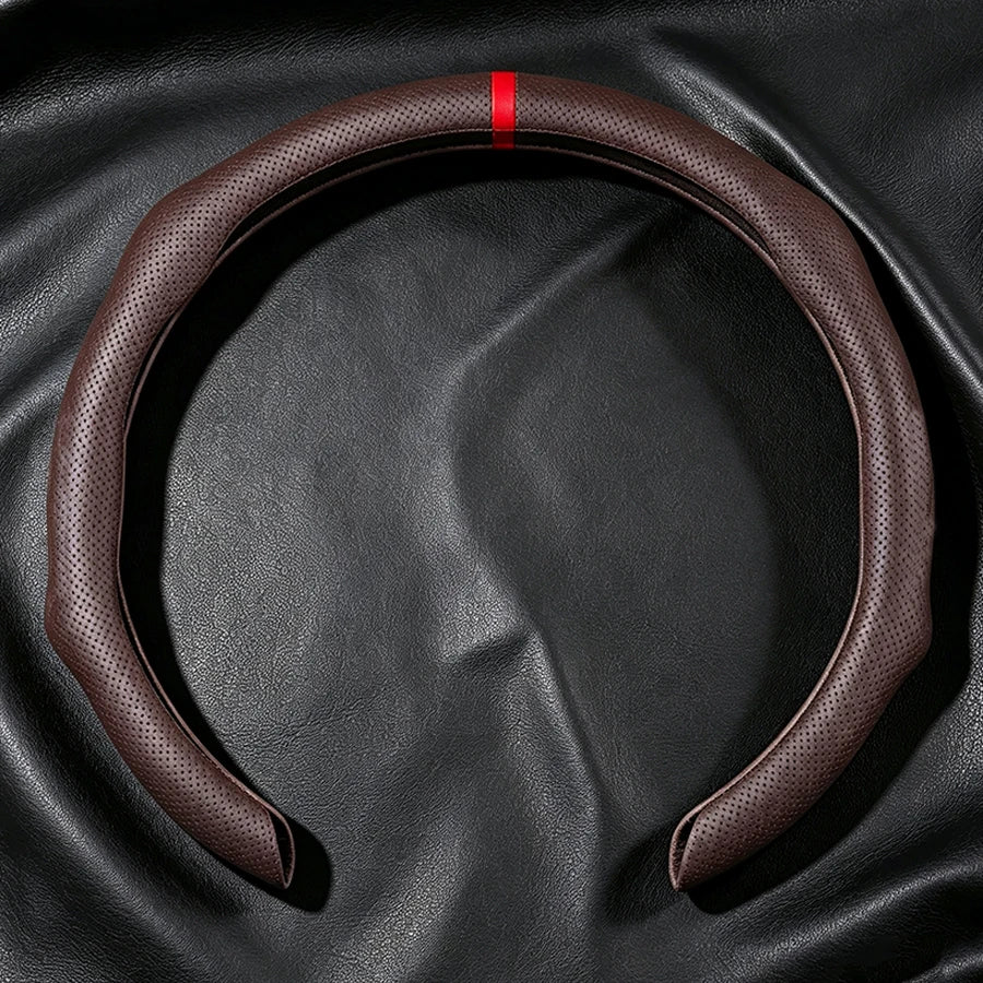 2026 NEW NAPPA Car Steering Wheel Cover Booster Cover For Ford Mustang S197 S650 Diameter 38cm Breathable Non-slip Accessories
