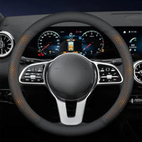 O/D Type Nappa Leather Car Steering Wheel Cover Universal Steering Wheel Cover Steering Wheel Accessories Anti Slip Handle Cover