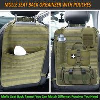 Car Backseat Hanging Bag, Tactical Accessory Organizer, Self-Driving Hunting Outdoor Storage Bag Classified Storage Bag