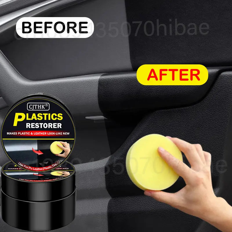 Restaurador de Plásticos para Auto – Efecto Negro Brillante