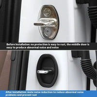 4PCS General Motors Door Lock Rubber Sleeve Protective Pad Door Shock Absorption Buffer Anti-collision Paste
