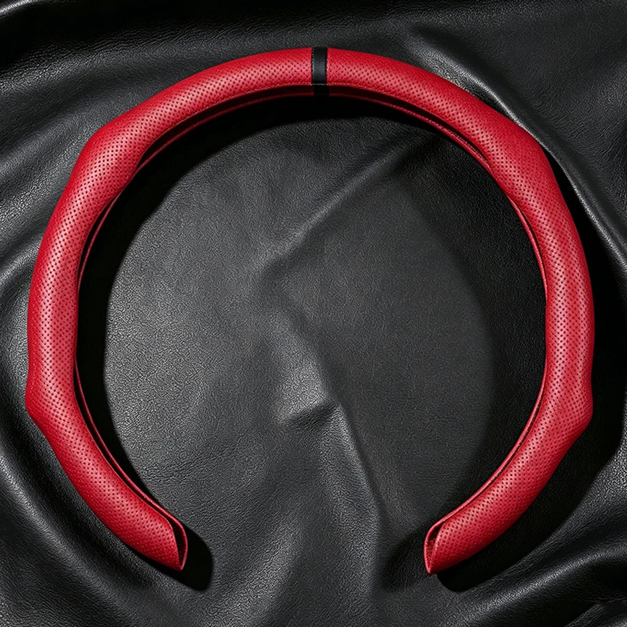 2026 NEW NAPPA Car Steering Wheel Cover Booster Cover For Ford Mustang S197 S650 Diameter 38cm Breathable Non-slip Accessories