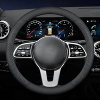 O/D Type Nappa Leather Car Steering Wheel Cover Universal Steering Wheel Cover Steering Wheel Accessories Anti Slip Handle Cover